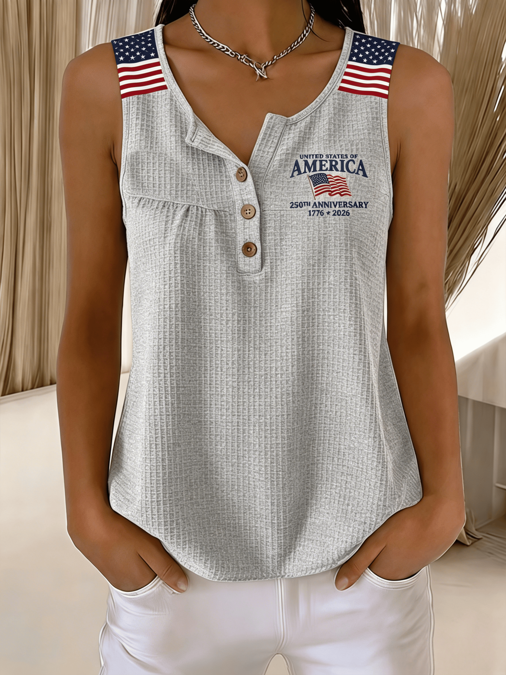 Women’s USA 250th Anniversary Freedom Graphic Tank Top