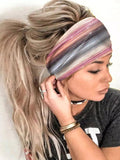 Womens Breast Cancer Awareness Design Printed Flower Headband