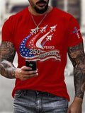 Men's America 250 Years 1776-2026 Printed T-Shirt