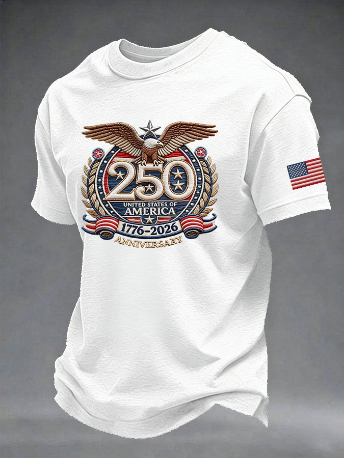 Men's Casual Printed Short-Sleeve T-Shirt