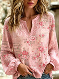 Women's Floral Print Casual Top