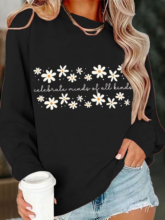 Women's Mental Health Celebrate Minds of All Kinds Sweatshirt