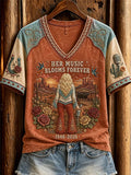 Country Singer Commemorative Printed T-Shirt