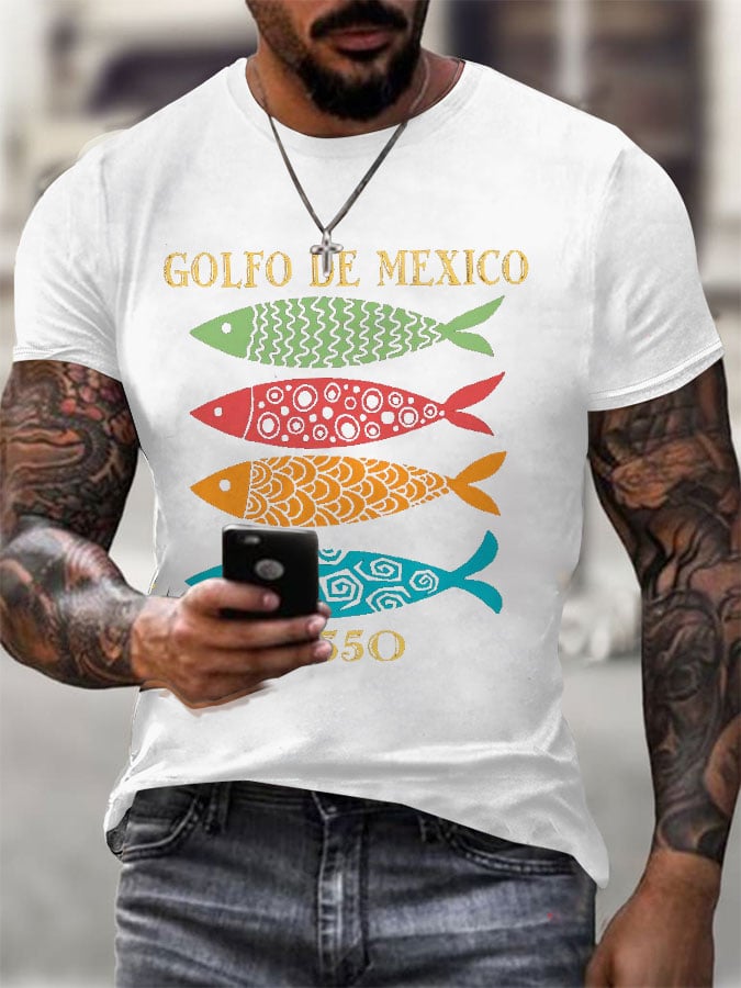 Men's Gulf Of Mexico Print T-Shirt