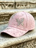 Unisex Pink Floral Print Hat