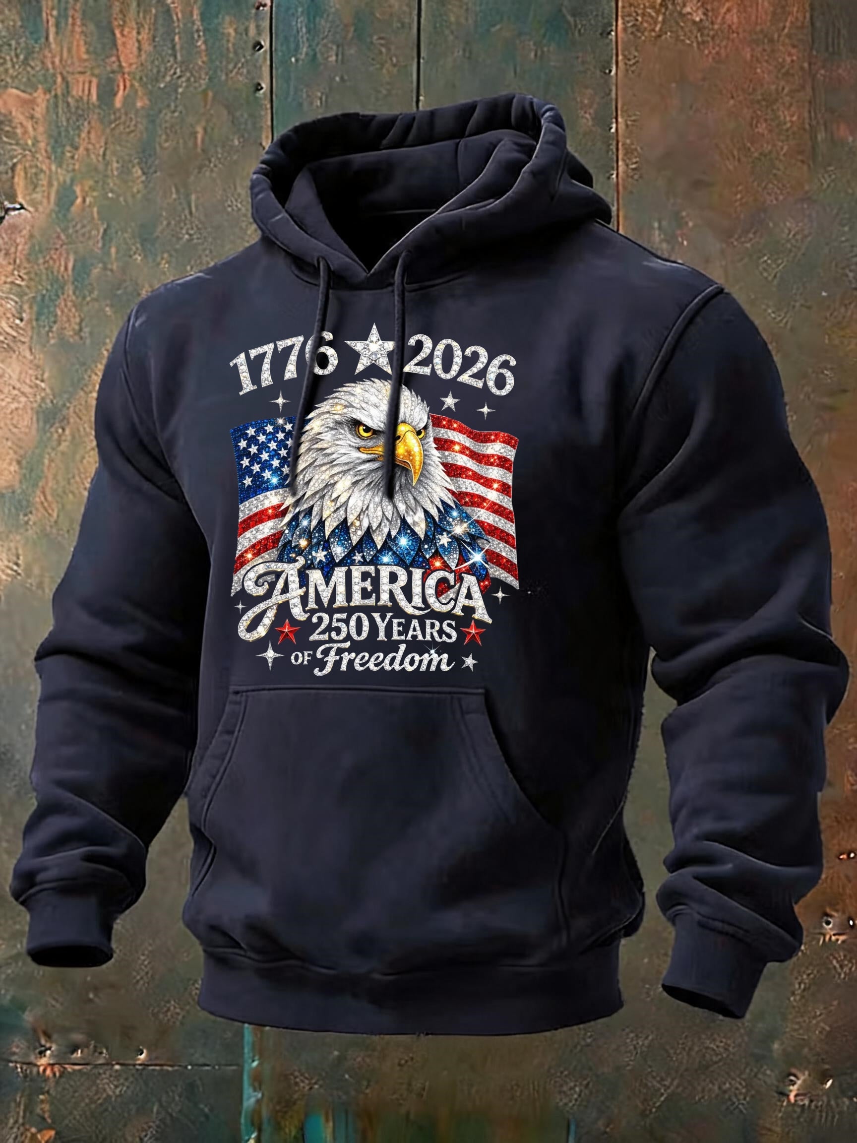 250th Anniversary Of American Freedom Cotton Hoodie