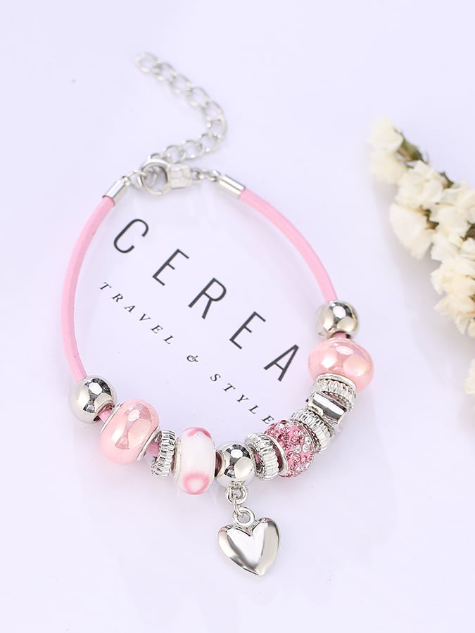 Breast Cancer Awareness Women's Handmade Bracelet
