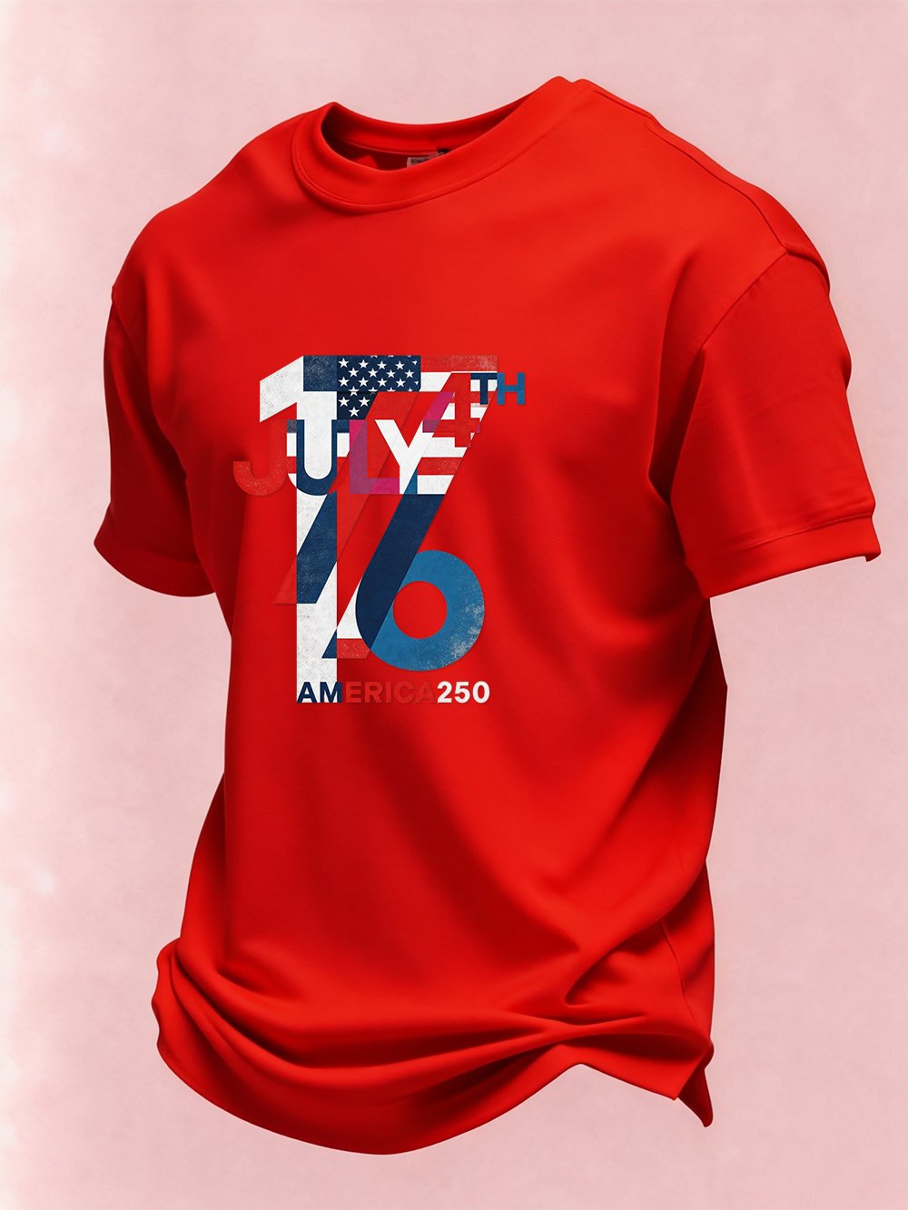 Men's U.S. 250th Anniversary Crew Neck Short-Sleeve T-Shirt