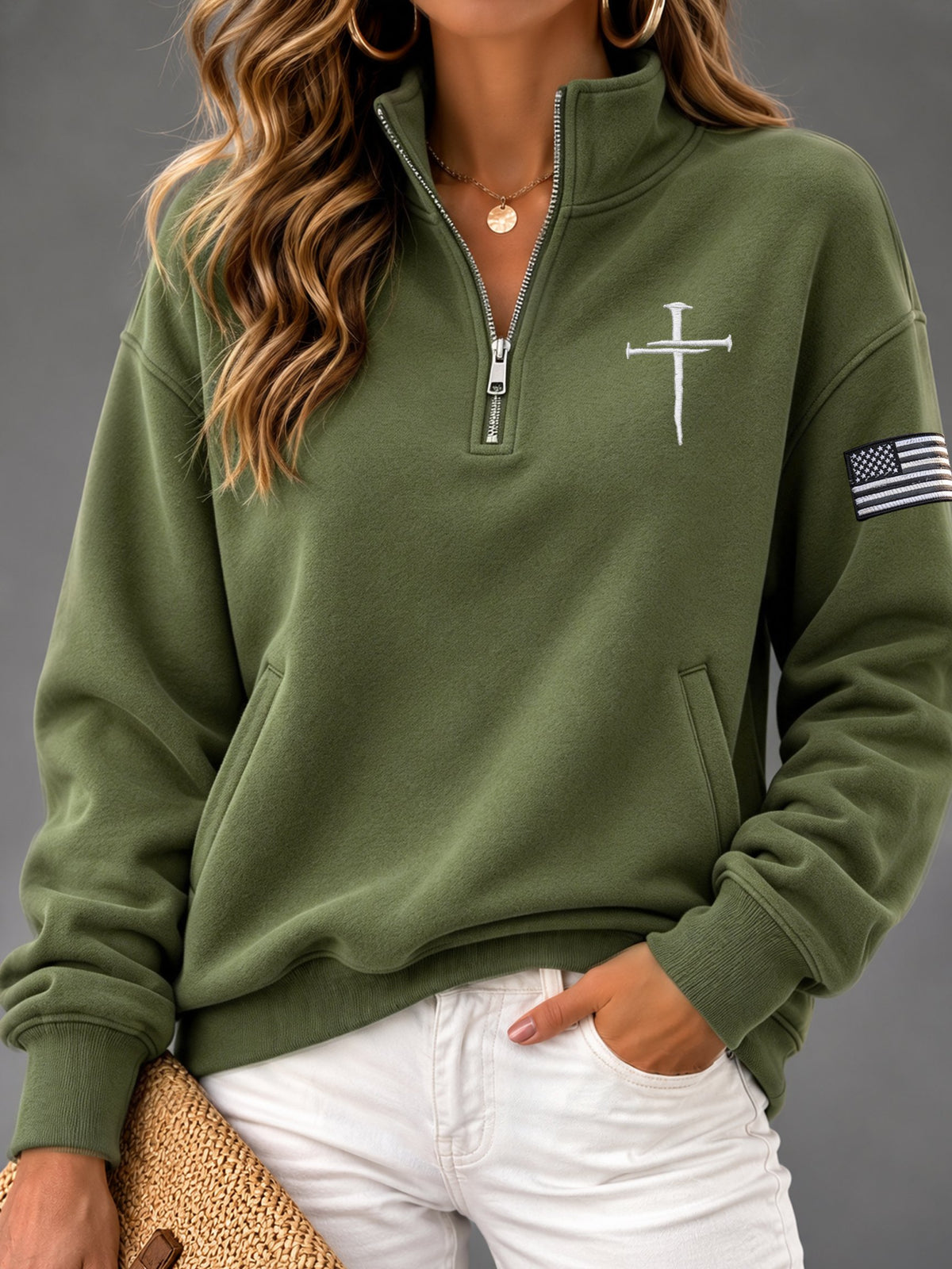 Women's Winter "Faith" Zip-Up Hoodie