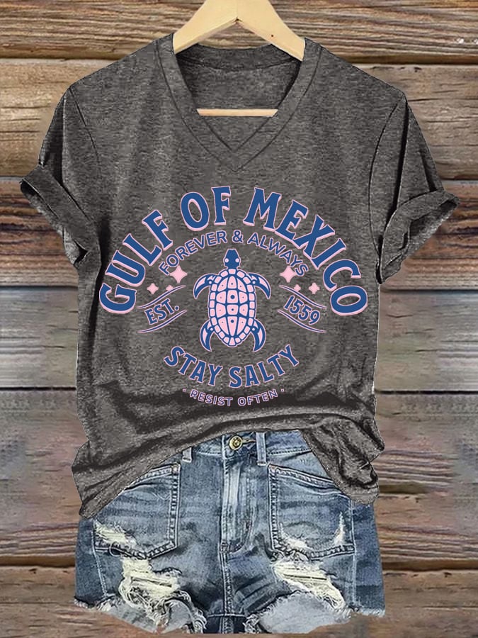 Women's Gulf Of Mexico Printed T-Shirt