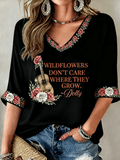 Women's Country Music Legend Tribute  Printed T-shirt