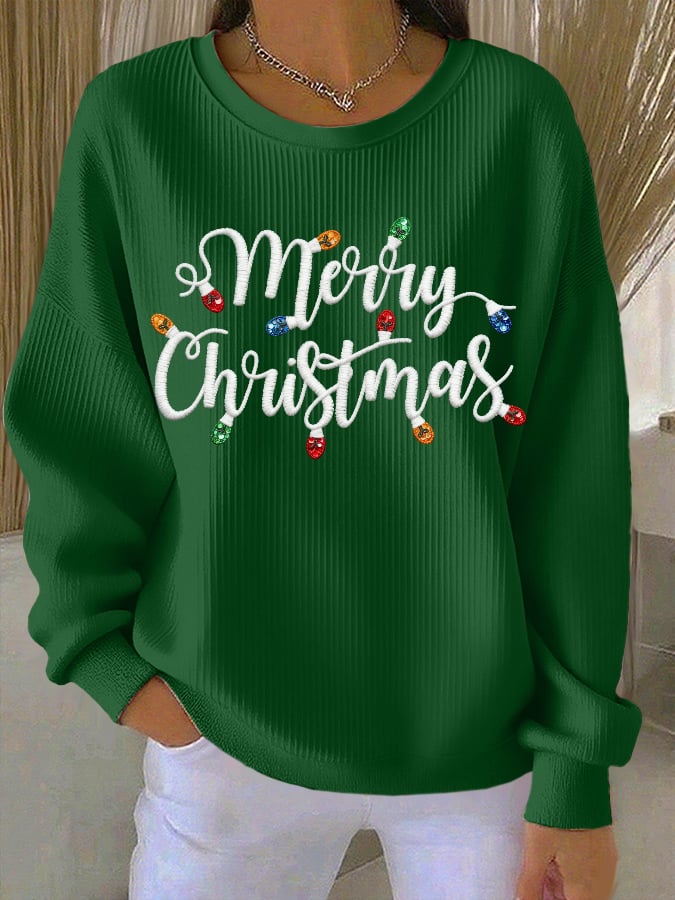 Women's casual Christmas sweatshirt