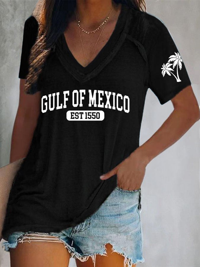 Women's Gulf Of Mexico Print T-Shirt