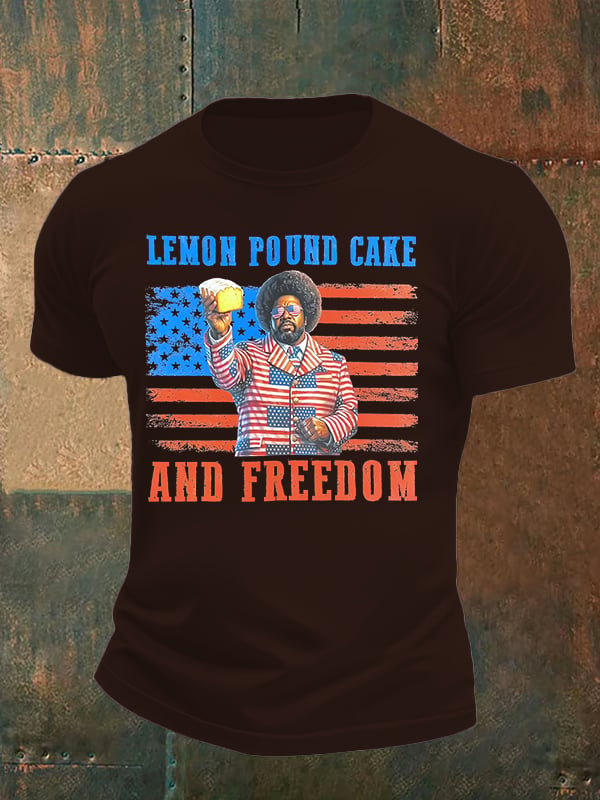 Men's Lemon Pound Cake  Printed T-Shirt