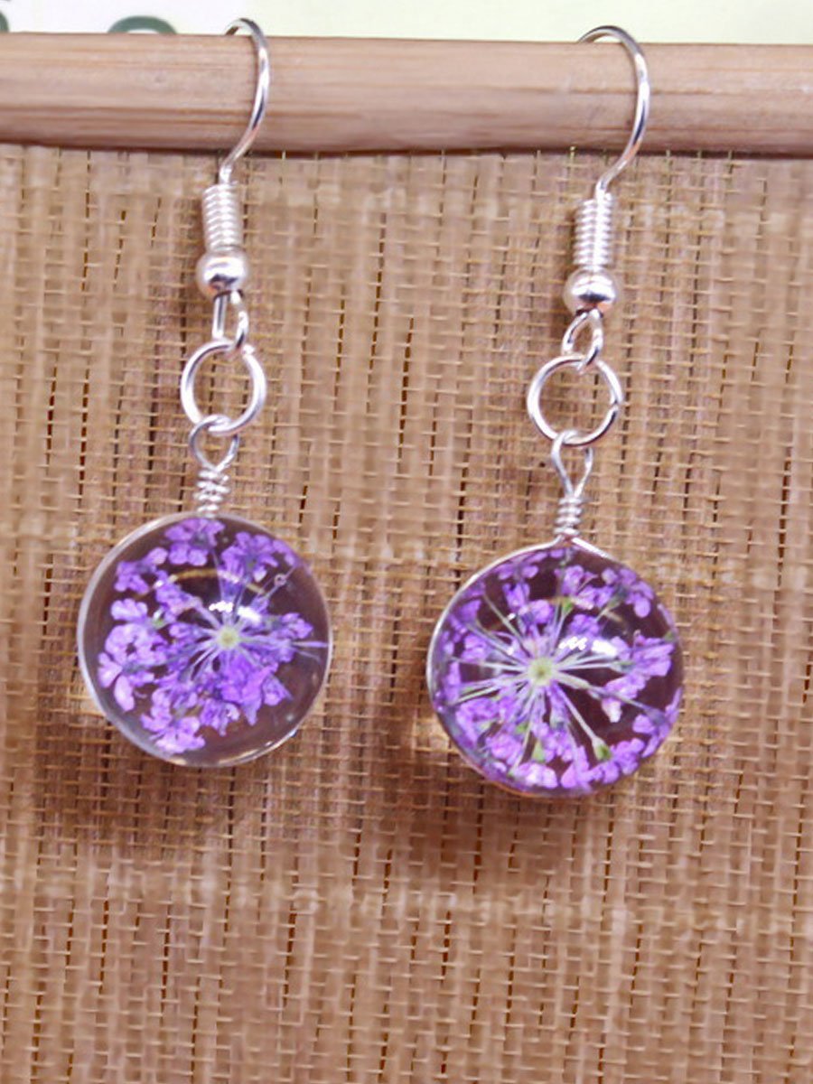 Alzheimer's Awareness Dementia Forget Me Not Earrings