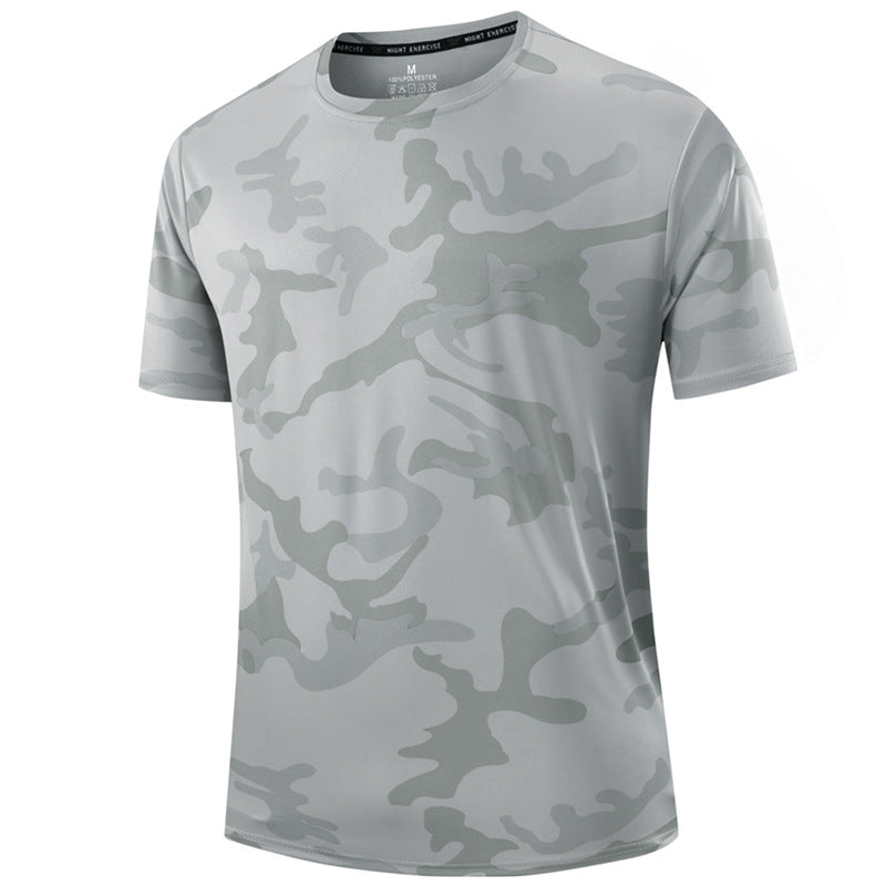 Men's Camouflage Quick-Dry Breathable Outdoor Short-Sleeve Shirt