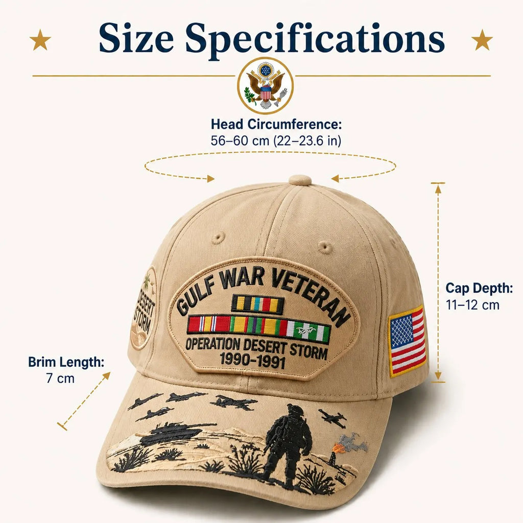 🎁🇺🇸 Last Day Promo: 49% OFF 🎖️ - Gulf War Veteran Tribute Cap