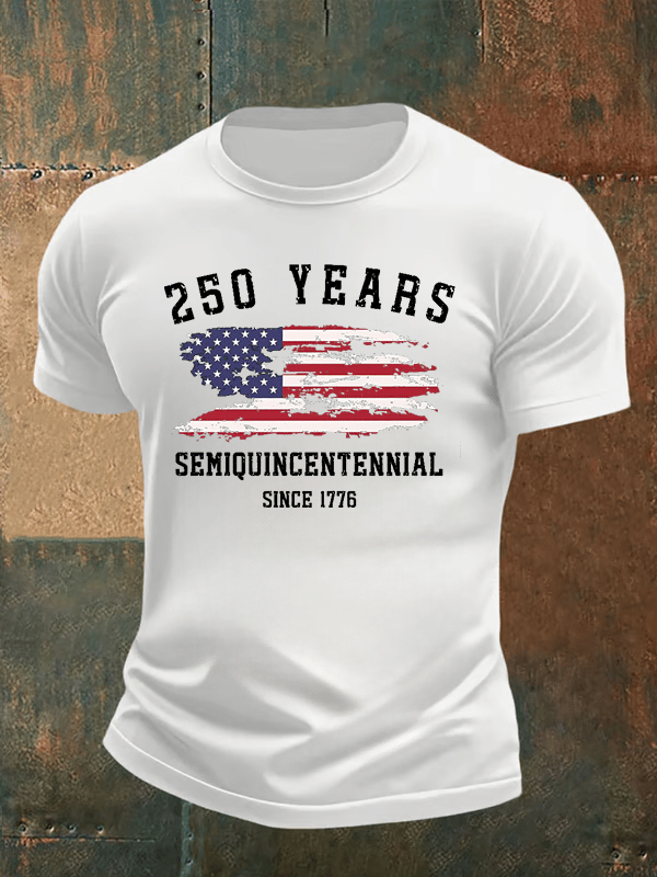 Men's 250 Years Semiquincentennial Since 1776 T-Shirt
