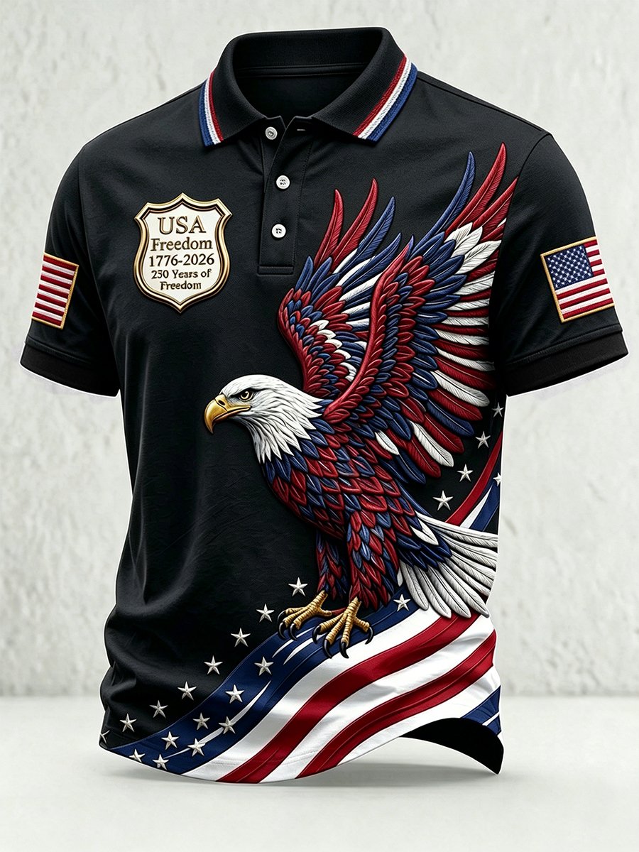 Men's U.S. 250th Anniversary Short-Sleeve Polo Shirt
