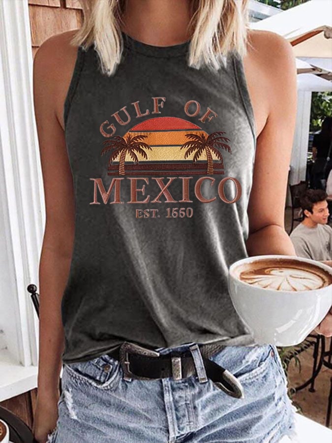 Women's Gulf of Mexico Est 1550 Print Vest