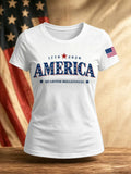 Women's USA 250th Anniversary Printed T-shirt