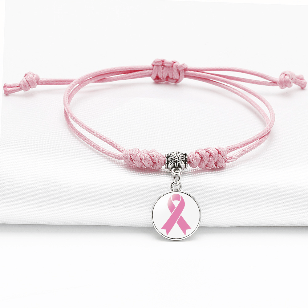 Breast Cancer Awareness Women's Handmade Bracelet