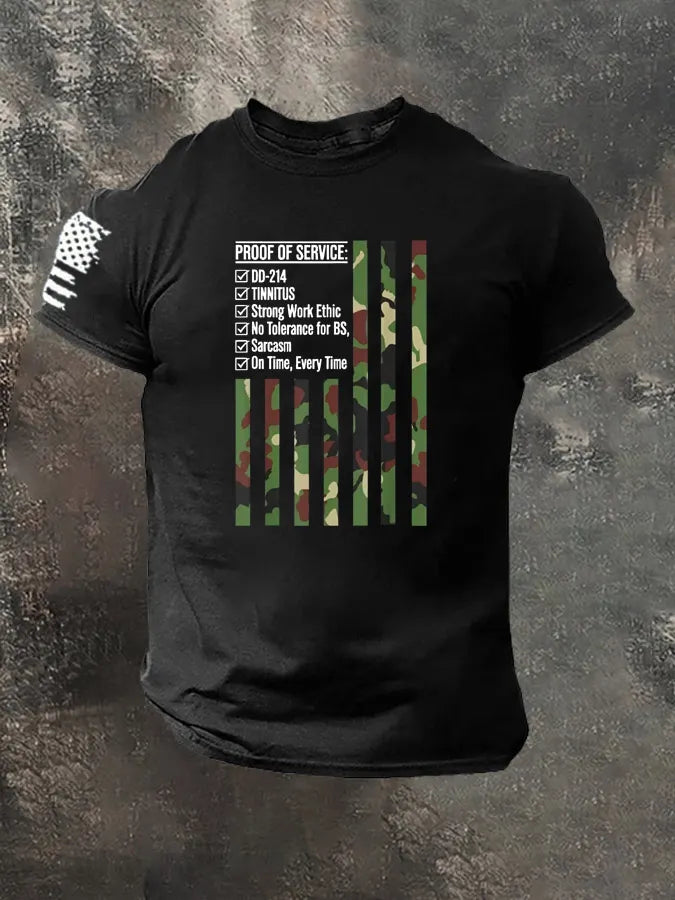 Proof Of The Service Pattern 100% Cotton T-Shirt