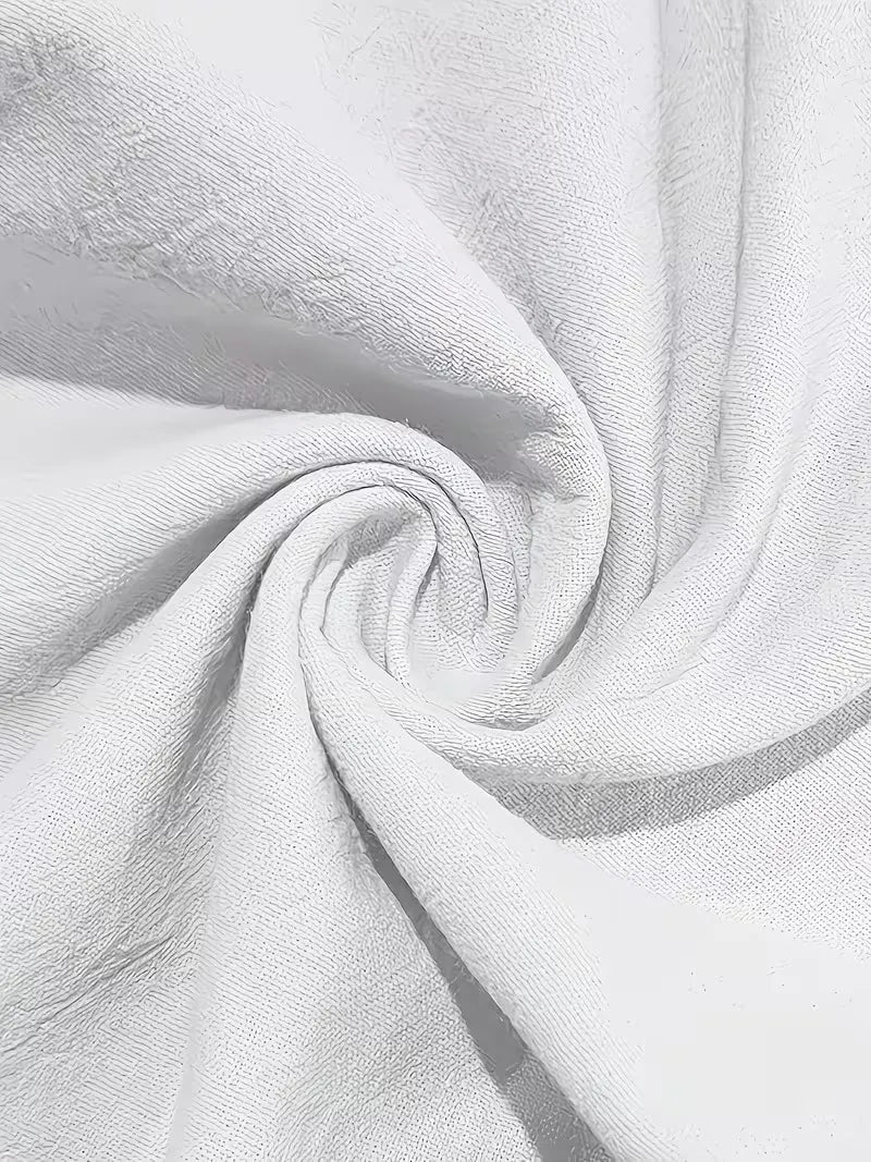 Men's Breathable Cotton-Linen Henley Casual Vest