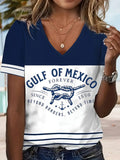 Women's Gulf of Mexico Printed Short-Sleeved T-Shirt