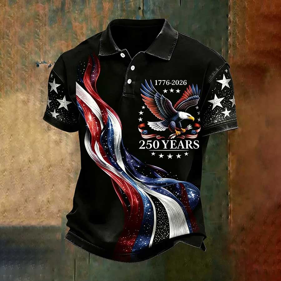 Men's 250th Anniversary Casual Polo Shirt