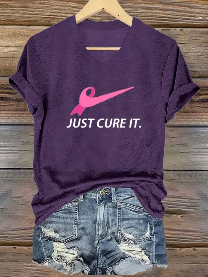 Women's  JUST CURE IT Print T-Shirt