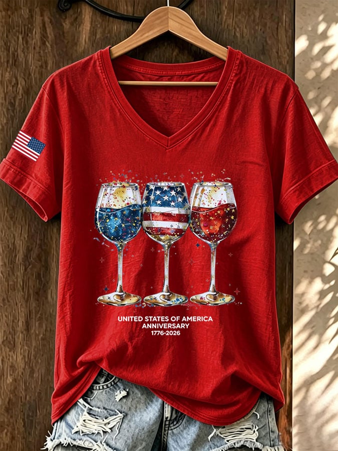 Women's Casual Print Short-Sleeve T-Shirt