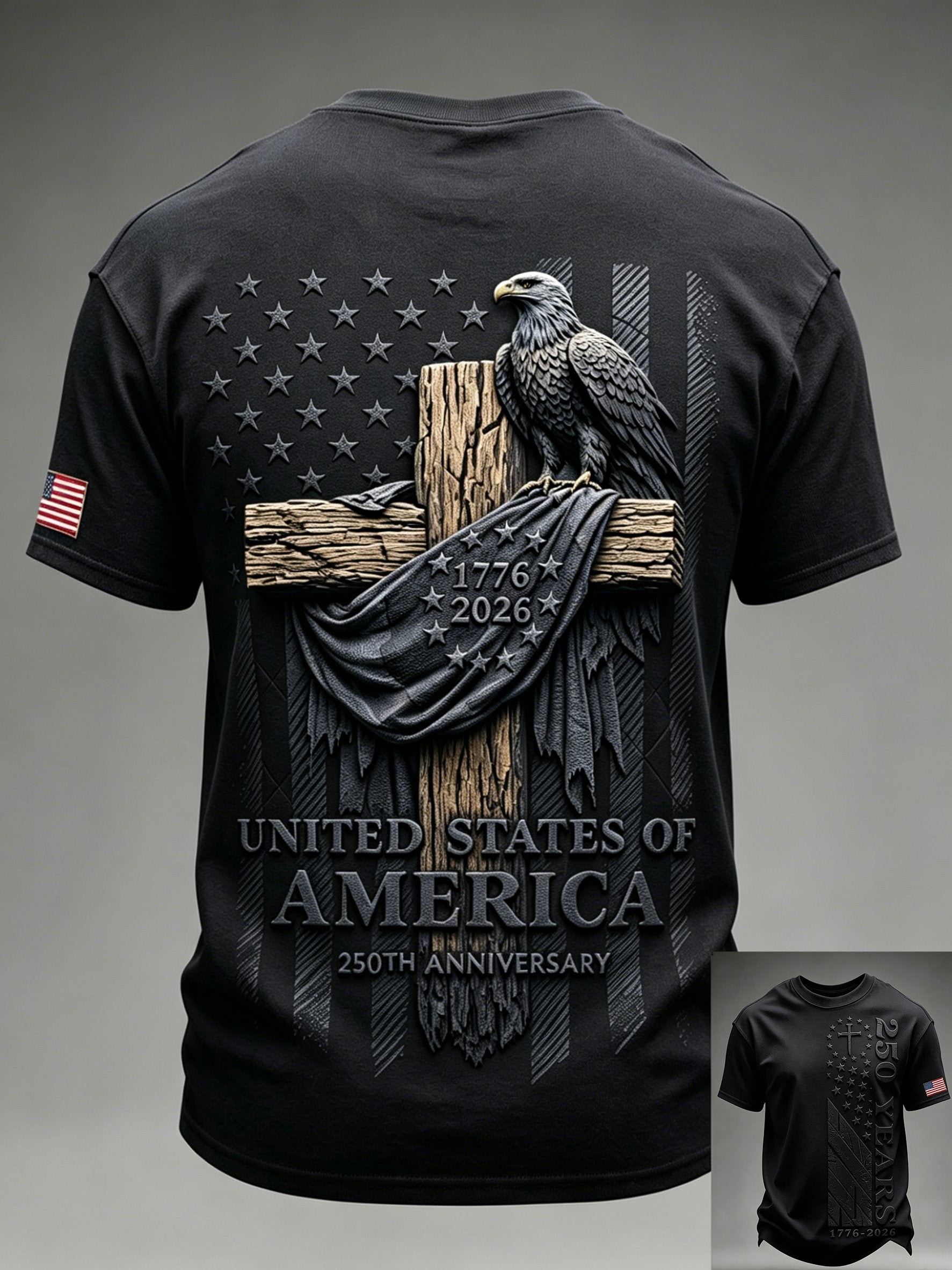 Men's 250th Anniversary Faith-Print Top