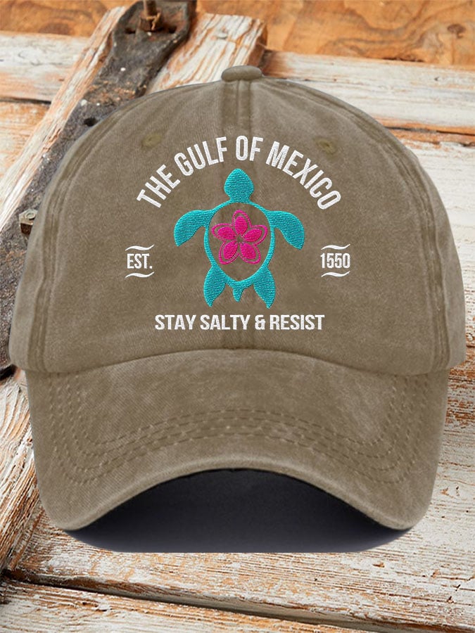 Gulf Of Mexico Print Baseball Cap