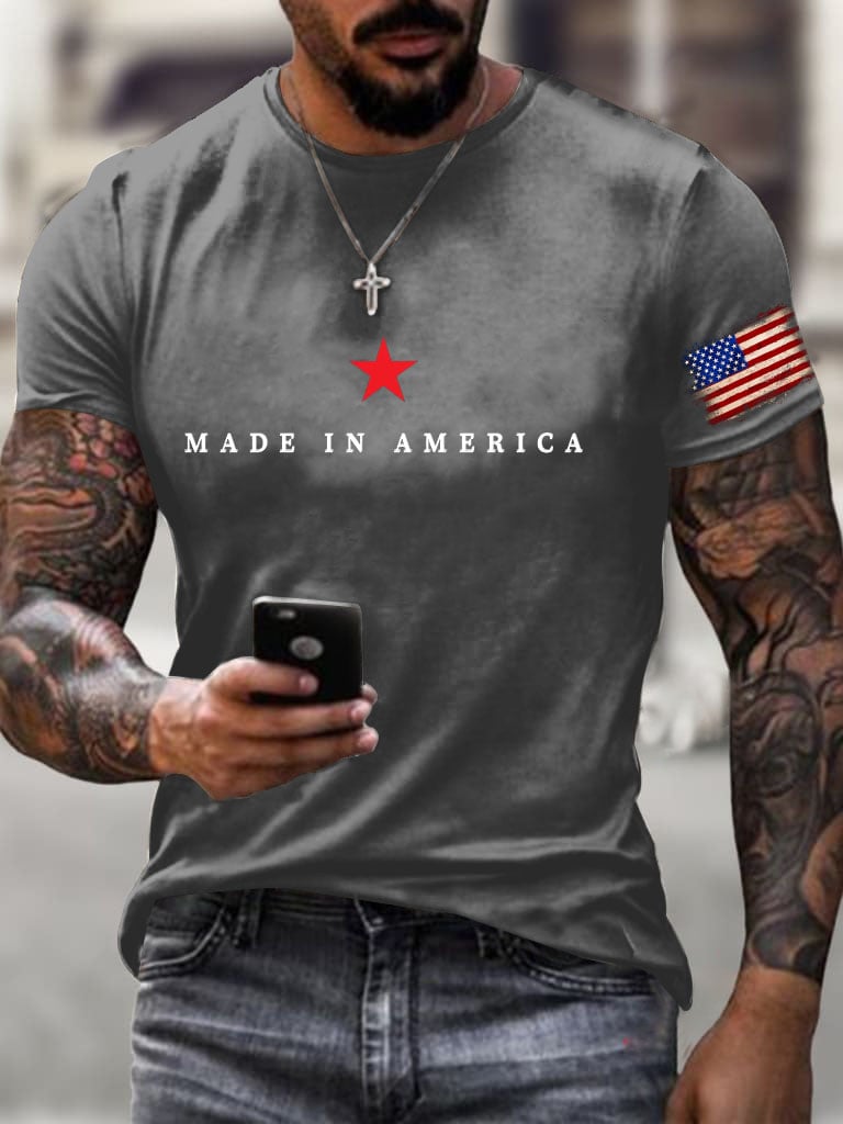 Men'S Made In America printed T-Shirt
