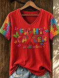 Women'S FIGHT BLOOD CACER In All Colors Casual Top