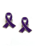 Women'S Alzheimer Purple Band Brooch