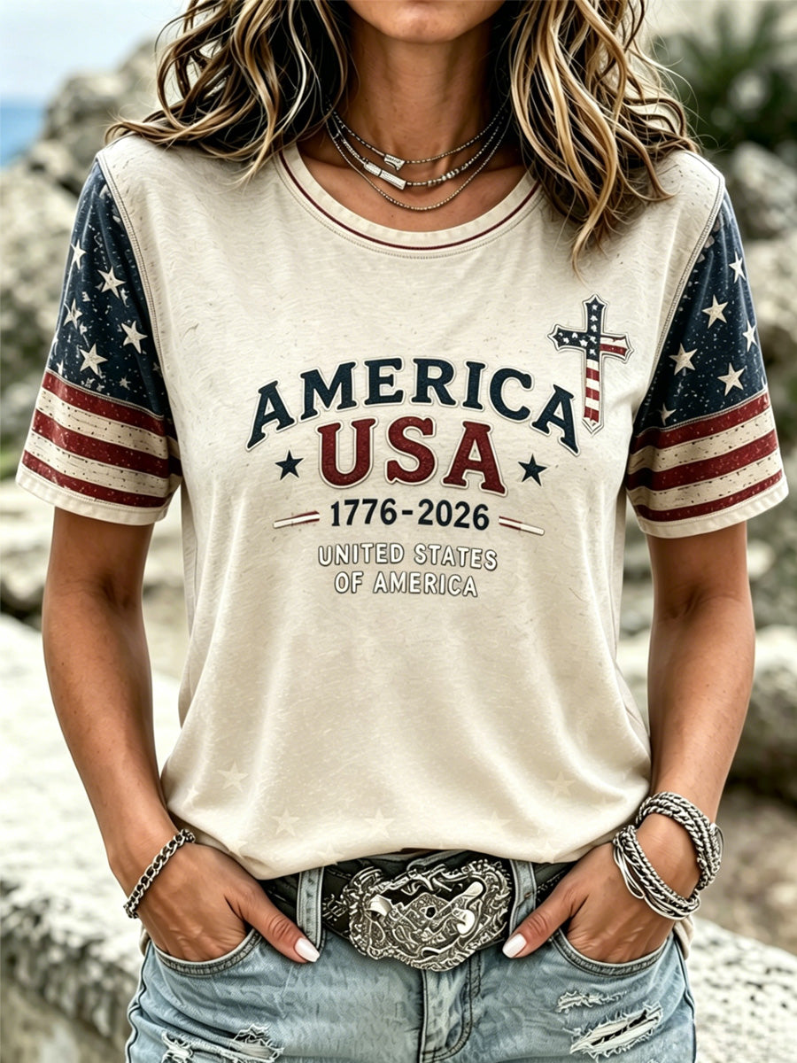 Women's Faith Casual Printed Top