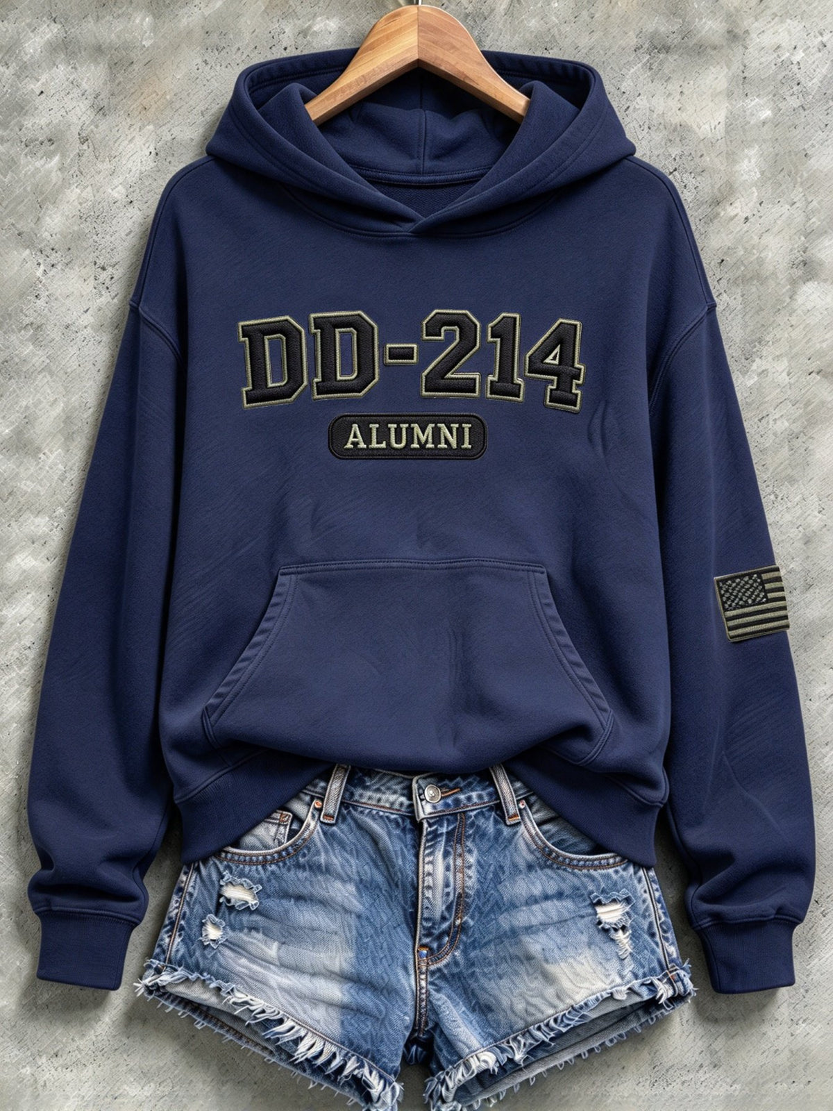 Women's Veteran Pride DD-214 Printed Hoodie