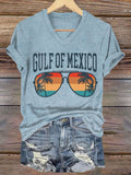 Women's Gulf of Mexico Printed Short-Sleeved T-Shirt