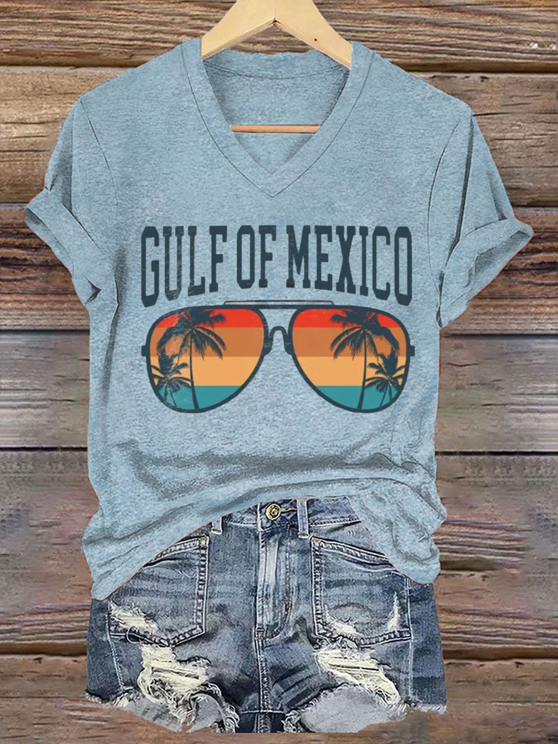 Women's Gulf of Mexico Printed Short-Sleeved T-Shirt