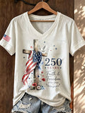 Women's Casual Print Short-Sleeve T-Shirt