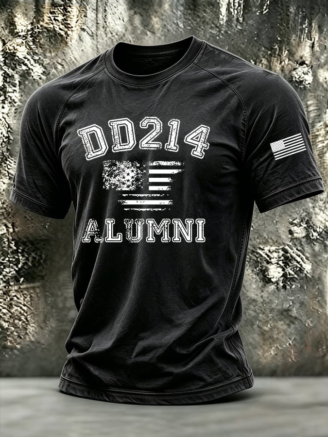Men's Retro Print Short-Sleeve T-Shirt
