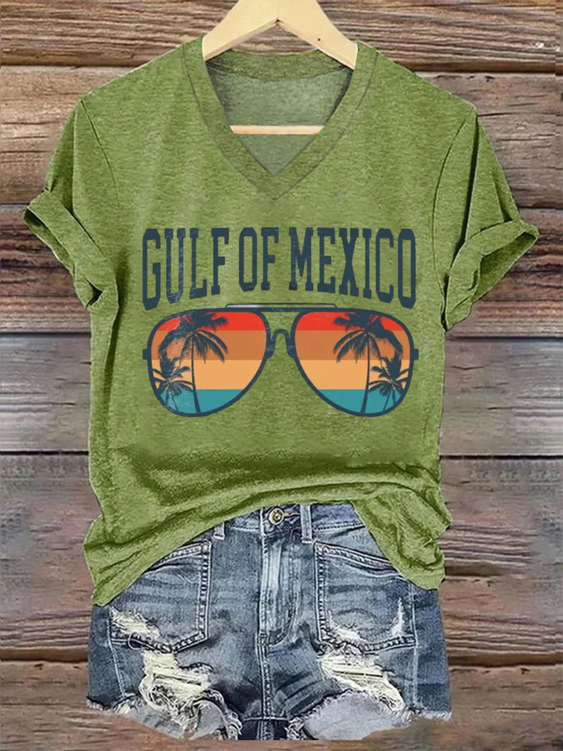 Women's Gulf of Mexico Printed Short-Sleeved T-Shirt