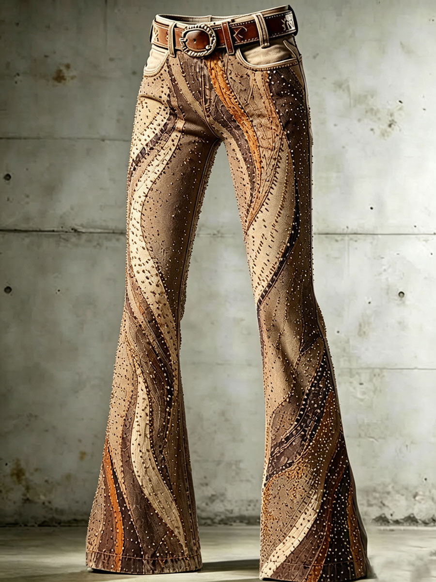 Ladies' Western Style Daily Casual Denim Pants
