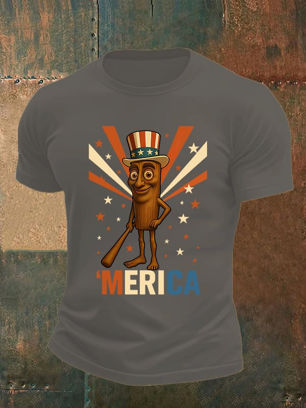 Men's MERICA Print T-Shirt