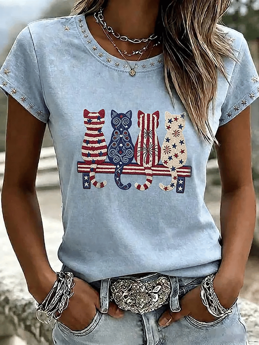 Women's American 250th Print T-Shirt