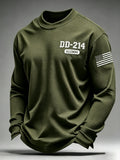 Men's U.S. Veterans Printed Waffle-Knit Top
