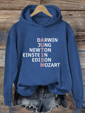 Women's Autism Awareness Printed Hoodie