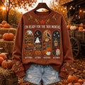 Women's Autumn And Winter Theme Pattern Design Casual Sweatshirt